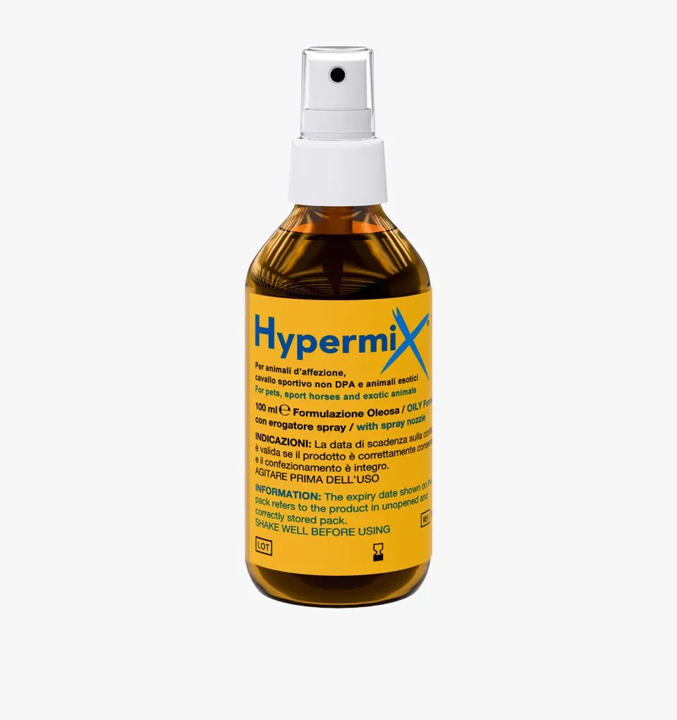 Hypermix® Olio 100ml per animali, per ferite e lesioni cutanee | RI.MOS. VET Hypermix® Olio 100ml per animali, per ferite e lesioni cutanee | RI.MOS. VET