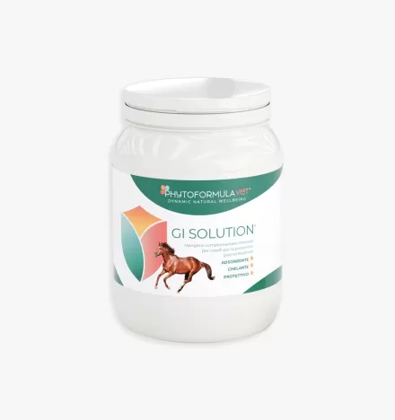 GI SOLUTION Complementary feed for horses for gastro-intestinal protection