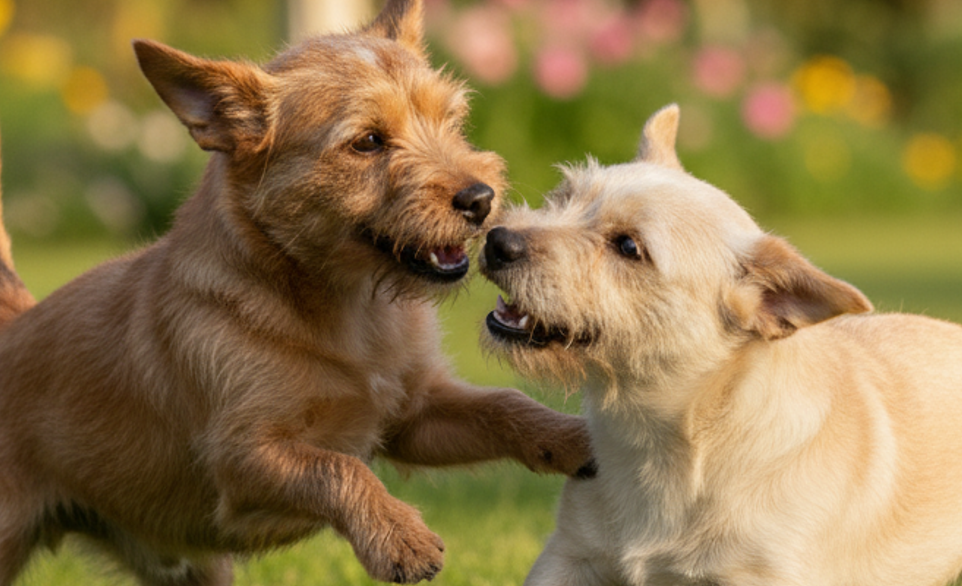 Le ferite da morso tra cani richiedono attenzione immediata anche quando sembrano superficiali