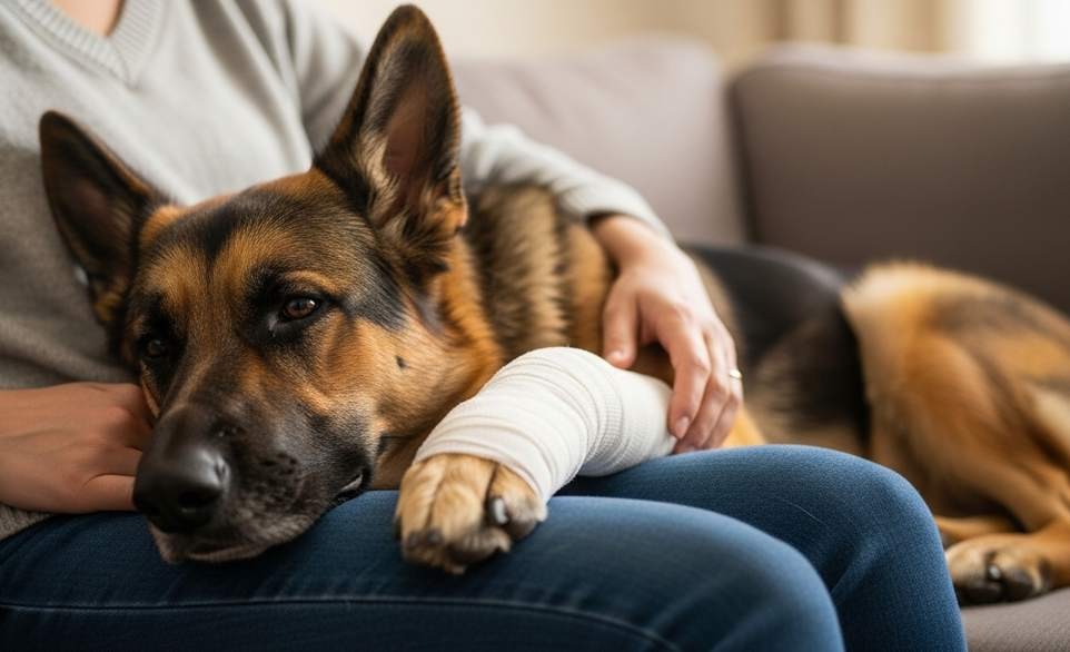 Ferite infette nel cane: quando serve un antibiotico e quando no